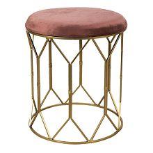 Kovová čalouněná stolička