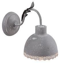 Nástěnná kovová lampa