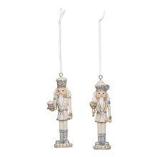 Dekorativní dvě figurky Louskáčků k zavěšení