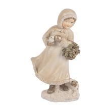 Dekorativní figurka děvčátka s pejskem