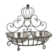 Misky na krmivo pro psy nebo kočky CROWN