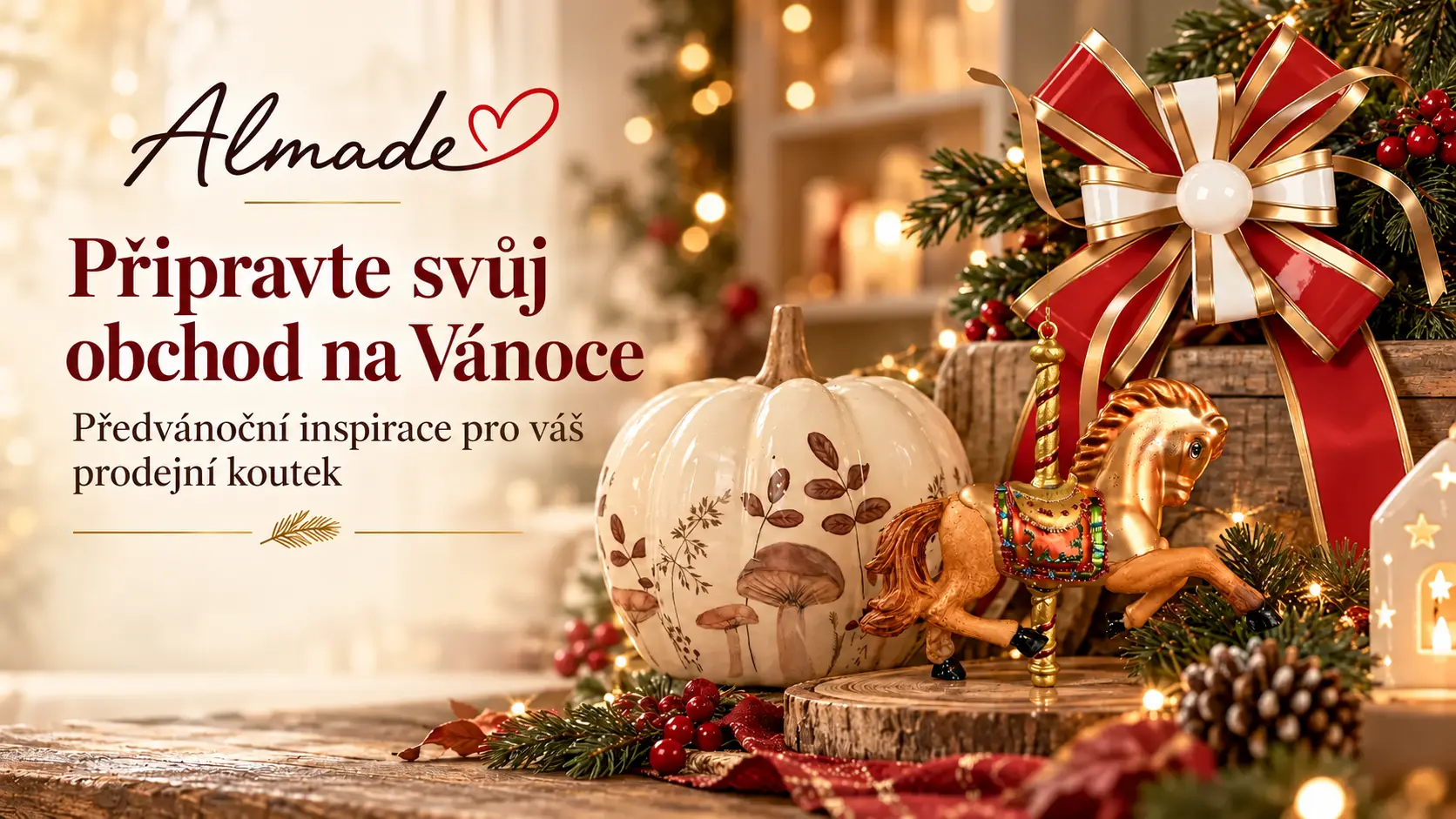 Almade – připravte svůj obchod na Vánoce s dekoracemi Clayre & Eef