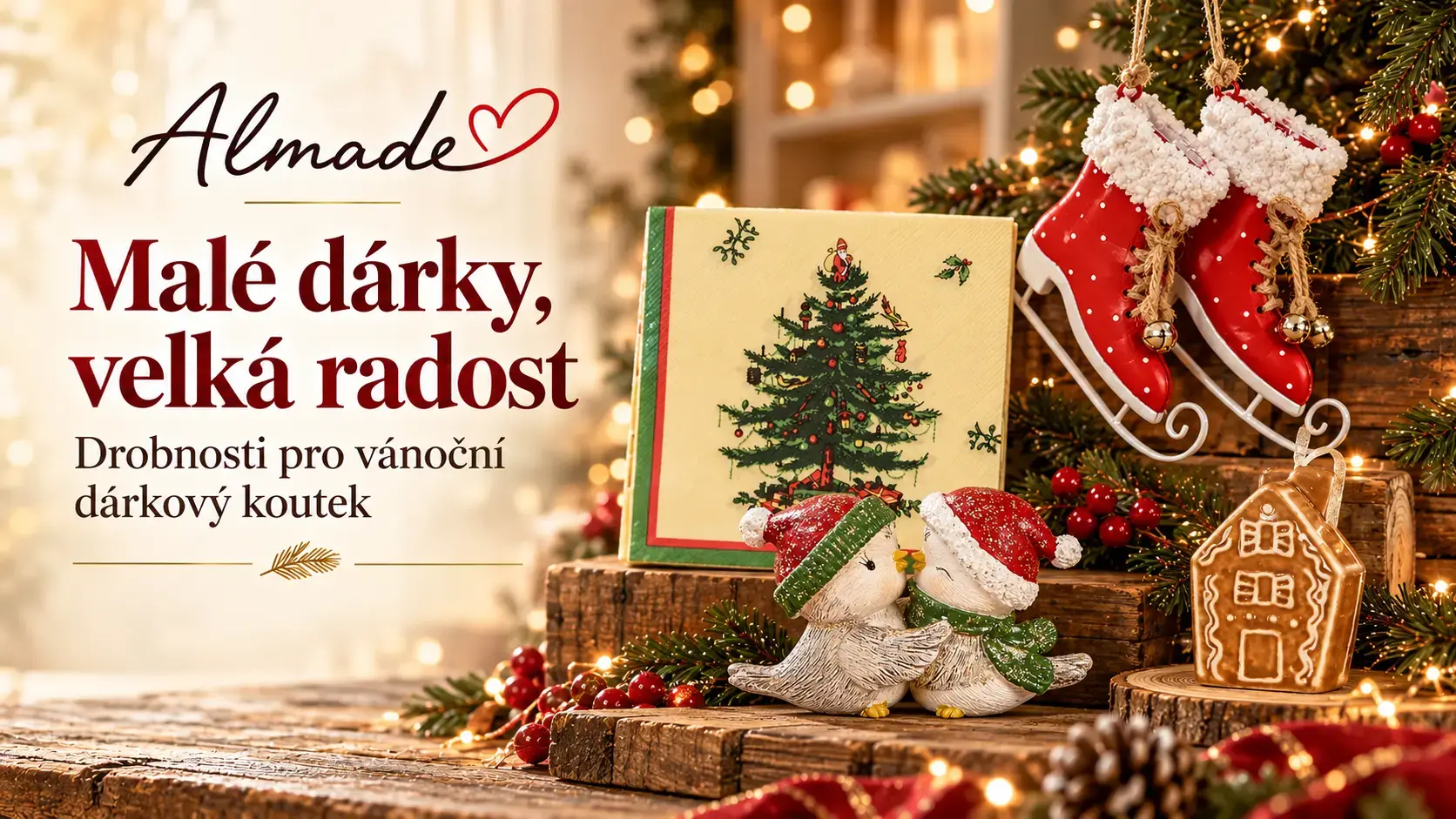 Malé dárky, velká radost – vánoční inspirace Almade