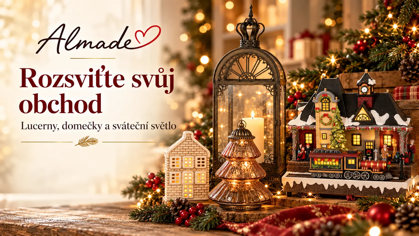 Rozsviťte svůj obchod – vánoční inspirace Almade
